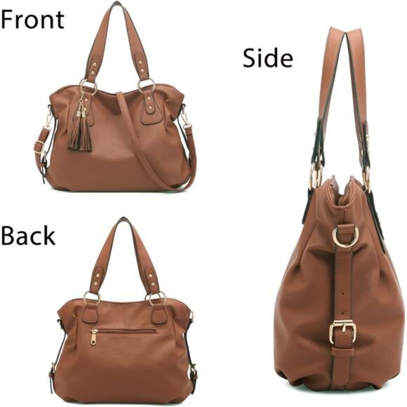 Purses And Wallets Set For Women Tote Handbags Large Hobo Bag Purse With - Picture 3 of 6